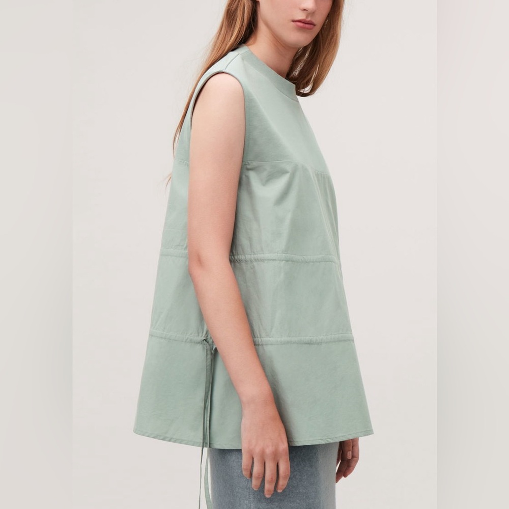 COS Mint Green Sleeveless Blouse - Picture 2 of 12